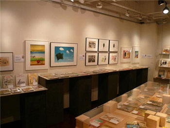 Exhibition of Leonard Weisgard's work in Tokyo.Vintage Picture Books from Foreign Countries.Parco Logos Gallery, Shibuya Tokyo July 31 to August 12,  2009