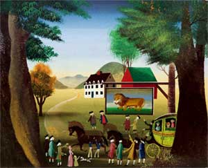 Mr. Peaceable Paints by Leonard Weisgard